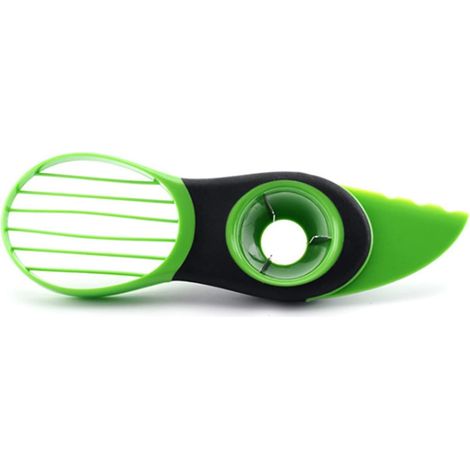 Avocado Slicer, Avocado Peeler, 3 in 1 Avocado Cutter, for Peeling and Pitting Green Fruits (1/5)