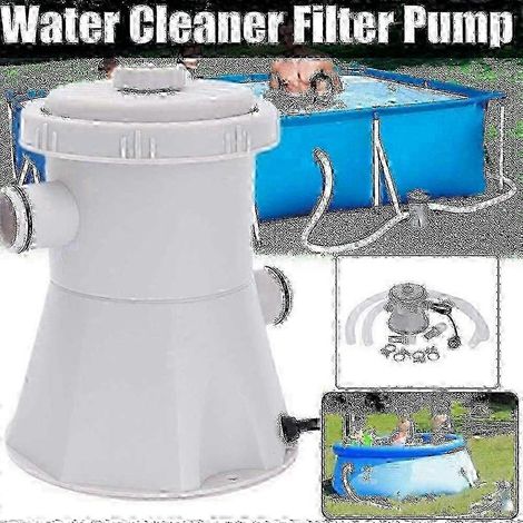 Pompe de filtration électrique pour piscines hors sol - Système de nettoyage d'eau efficace pour l'entretien des piscines Édition 0325 26-27 (1/3)