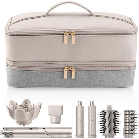 Revlon Haartrockner-Aufbewahrungstasche, Shark Flexstyle FlexFusion Airwrap Haartrockner-Reisetasche, Doppellagige Haarpflegetasche