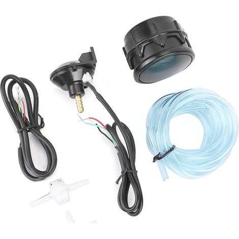 Manomètre de surpression turbo 2 en 1, PSI, échelle LED + affichage numérique, 12V universel (1/5)