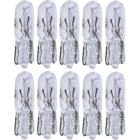 Packung mit 10 T5 12V 1,2W Glühlampen für das Armaturenbrett (1/3)