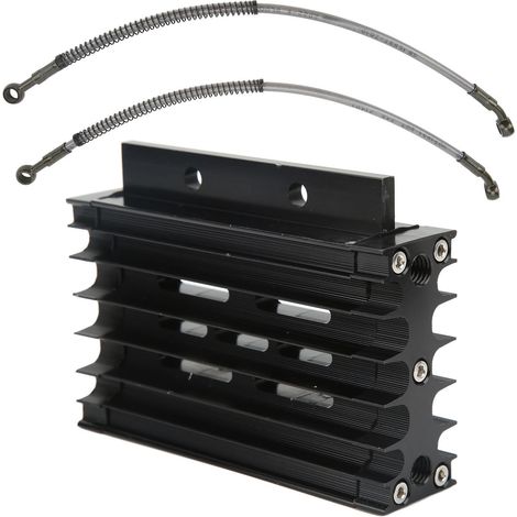 Kit de refroidissement d'huile radiateur moteur flexible boulon haute performance pour moto cross 110CC-150CC quad ATV (1/5)