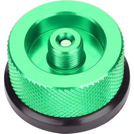 Adapter für Außenkocherbrenner, Eingangsschrauben-Konverter-Anschlussventil, Gastankadapter, Grün (1/5)