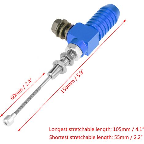 Pompe inférieure hydraulique d'embrayage et de frein pour moto tout-terrain universelle à grand débit M101,25 mm (une) (bleue) (1/5)