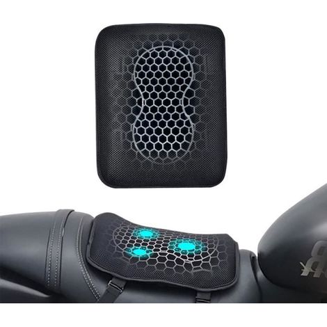 Coussin de selle Gel Moto Structure alvéolée 3D Respirant Confort optimal (1/4)