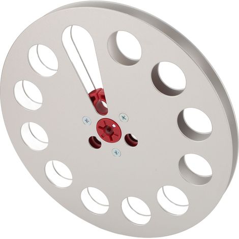 Bobine de bande magnétique vide 1/4" (7 pouces) en alliage d'aluminium, universelle, pour machines ReVox et Studer, pièces détachées argentées. (1/5)
