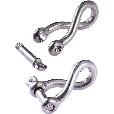 Hochfester Schäkel aus Edelstahl, M6-Schäkel für industrielle Schiffsausrüstung