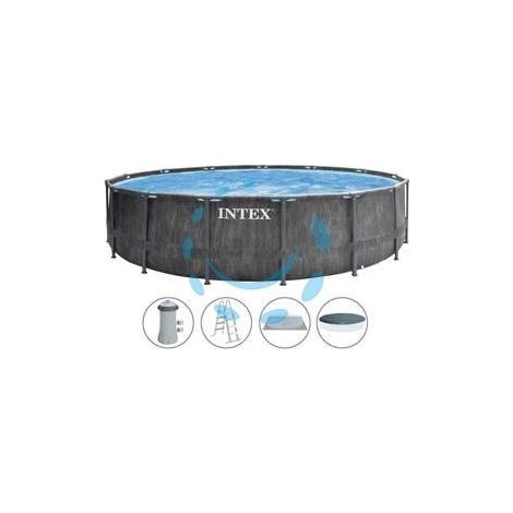 PISCINA "PRISMA FRAME GW" TONDA TELAIO PORTANTE CM.457X122H. - capacità lt.16805 - peso kg.73,1 (26742)