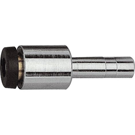 Riegler Gerade Steckverb. »click-clock« Stecknippel red. 8 mm, Schl.6 (1/2)