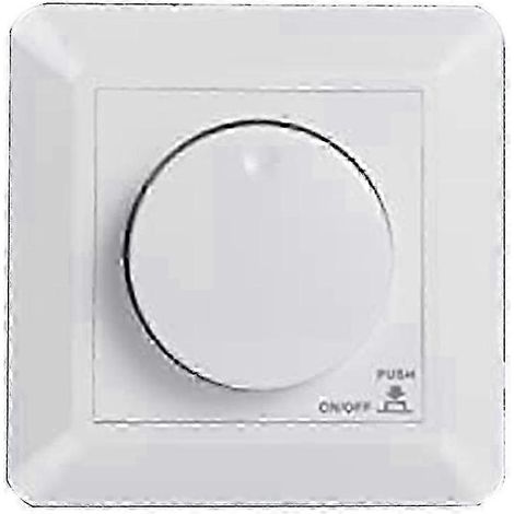 Interrupteur à variation d'intensité LED 5-300 W pour éclairage domestique avec contrôle de phase intégré (1/5)
