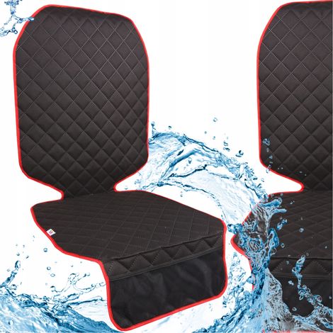 Alfombrilla protectora para asiento de coche, funda protectora para asiento, roja (1/5)
