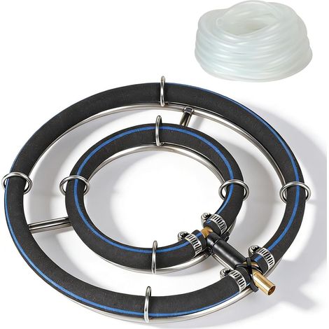 Pond aerator ring Ø 25 cm, aerator ring with 5 m hose (1/5)