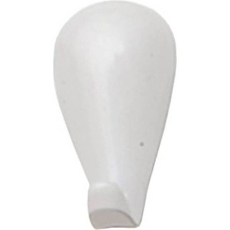6 x BL GANCIO P/QUADRO GOCCIA BIANCO 5 PZ