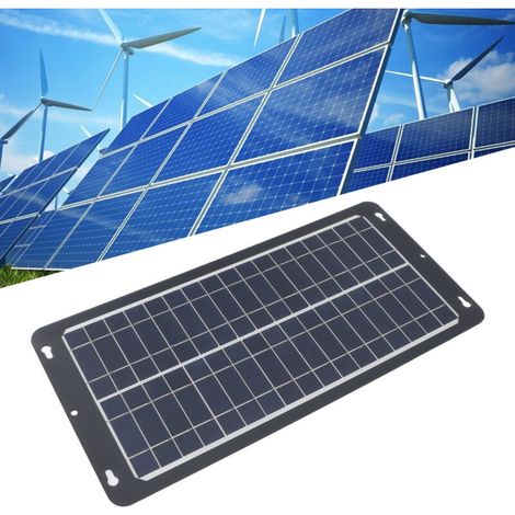[Solar Panel Kit] - Kit de Panneau Solaire 30W Monocrystalline avec Contrôleur MPPT Imperméable 12V/24V, Régulateur OBD et Dual USB Type-C/DC pour Camping et Vie Hors-Grille