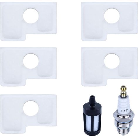 Kit de filtre à air pour tronçonneuse STIHL MS180 MS170 018 017 ADEFOL Filtre à air Filtre à carburant Bougies pièces de rechange Accessoires filtre à air Compatible avec Stihl (1/5)
