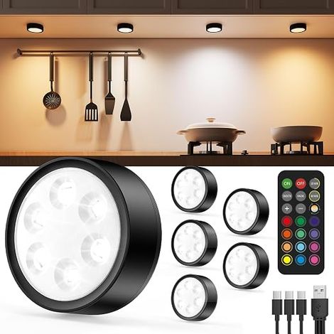 Lampe Vitrine Télécommande, Spot LED Placard (1/4)
