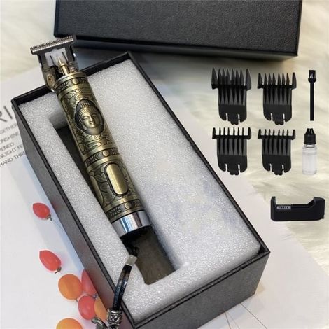 Tondeuse cheveux professionnelle rechargeable – Coiffeur, salon – Finition homme – Électrique (1/4)