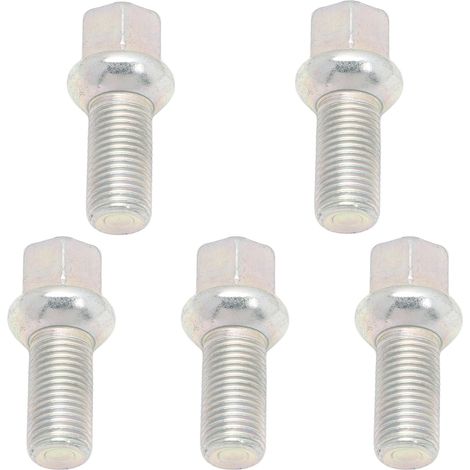 Boulons de goujons d'écrou de roue pour A3 A4 A6 TT Fabia 0ctavia Superb, goujons de boulons de roue pour Golf Bora Polo Caddy Passat Jetta Beetle Tiguan Seat Altea Ibiza Leon Toledo,8D (1/5)