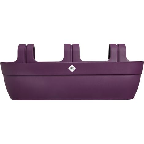 Elho Vibia Campana Easy Hanger XXL 70 - Violet - L 69 x B 23.7 x H 27 cm - Balcon - 100% recyclé (1/2)