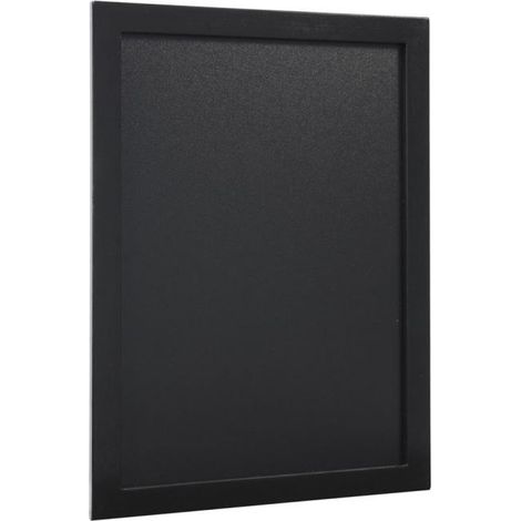 Ardoise murale rectangulaire , 30 x 40 cm, black