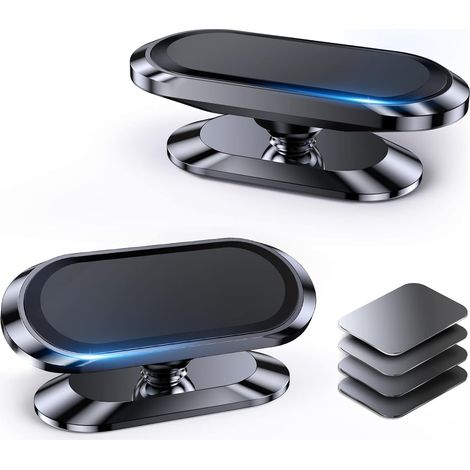 Magnetische Autohalterung für Handys [2 Stück] Auto-Handy-Magnet  [360°] Selbstklebende magnetische Autohalterung für Handys, Autozubehör für iPhone 17 Pro Max 16 [mit Metallplatte] (1/5)