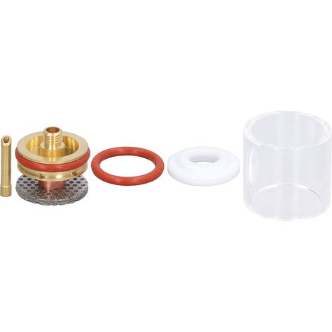 Kit d'accessoires pour torche de soudage TIG OCIM2P18GLSD32 avec buse à pince à gaz et tube en verre pour torche de soudage TIG WP-20 (1/5)