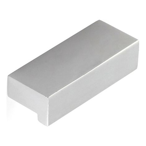 Asa de aluminio con acabado anodizado mate, dimensiones:44x12x18mm y entrepuntos:32mm - (1/3)