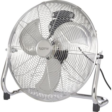 Sygonix Bodenventilator 70 W (Ø x H) 505 mm x 480 mm Chrom (1/5)