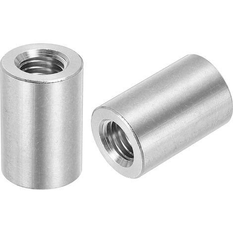 4Pcs Écrous de Raccordement M14, en Acier Inoxydable 304, Longueur de Manchon de 30 mm/1,18", pour Tige de Support, M14x30x20mm (1/5)