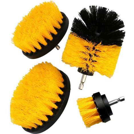 Set Bohrmaschinenbürsten zur Reinigung von Auto, Bad, Küche und Boden (1/5)