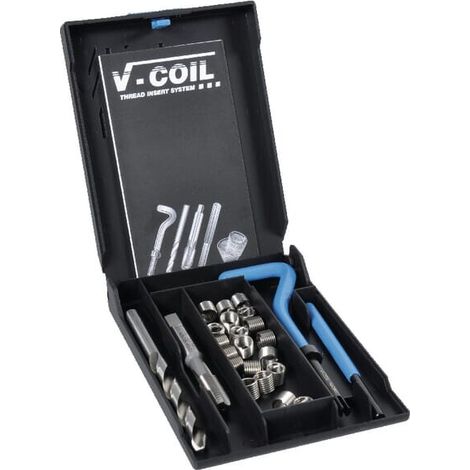Kit de reparación de redes V-Coil, Contenido : M8 x 1,2, Redes añadidos 20 unidad