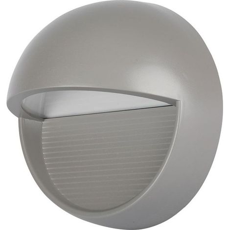 V-TAC VT-1182 3W LED Wandleuchte warmweiß 3000K rund grau körper IP65 - SKU 1406 (1/5)