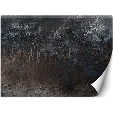 Fototapete Abstrakt Baum Ölgemälde Landschaft 250x175 cm (1/5)