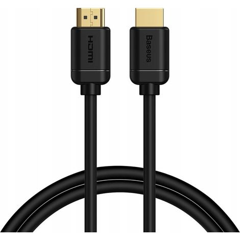 Cavo HDMI 2.0 Baseus, 4K 60Hz, 3D, HDR, 18Gbps, 1m (nero) (1/5)