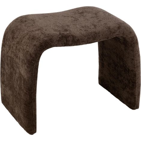 Pouf Design "Anise" 61cm Marron Foncé (1/5)