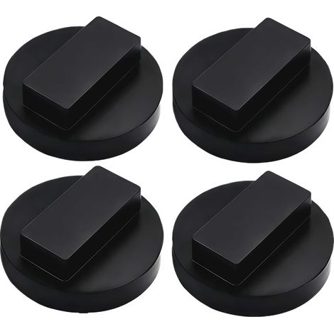 Mini almohadillas de goma ranuradas para BMW, protección del chasis, almohadillas de goma, almohadillas protectoras de goma universales (paquete de 4) (1/5)