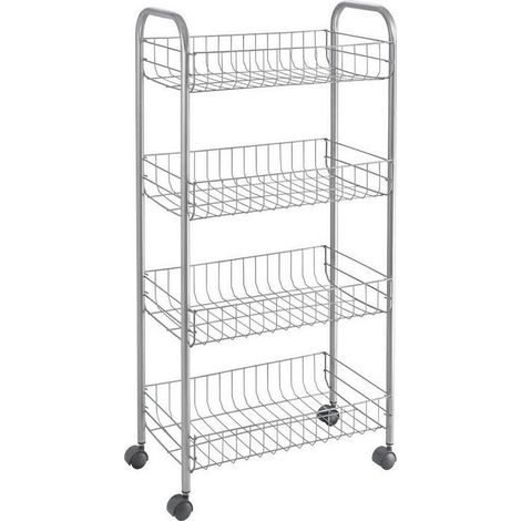 Ascona Polytherm 4-Regal-Aufbewahrungswagen 41x26x86 cm (1/3)