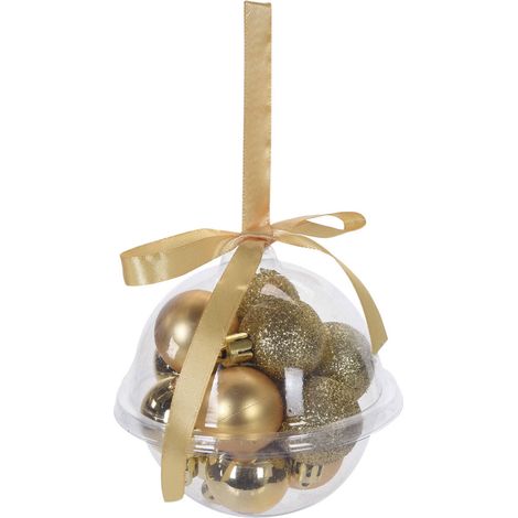 Ensemble de 12 boules de Noël, Ø 3 cm