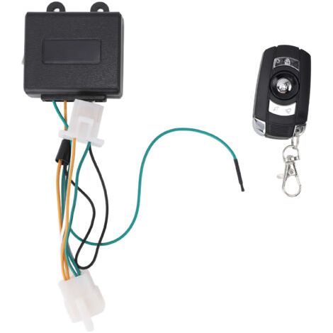 Denash Accessoires pour Générateur à Kit de Télécommande en Plastique et Caoutchouc Résistant à l'usure Contrôleur de Démarrage et D'arrêt pour Générateur 2-3 KW, Installation Pratique