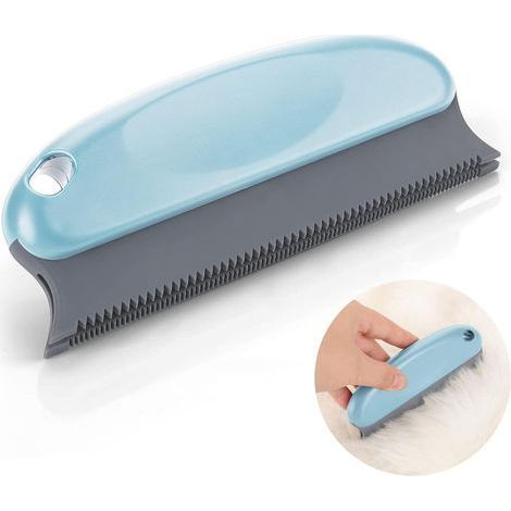 (bleu clair)Brosse anti poils d'animaux domestiques brosse anti peluches pour chien peigne anti poils de chat brosse en pour canapé tapis vêtements couvertures lit de voiture (1/5)