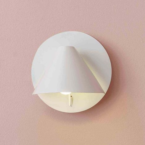 [NEUWERTIG] B-Ware FARO BARCELONA Wandleuchte Noon LED Lampe dreh- und schwenkbar weiß 21,1cm (1/2)