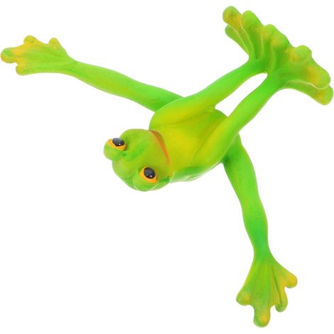 aus Kunstharz für Heim und Bürodékor Niedliche Froschfigur