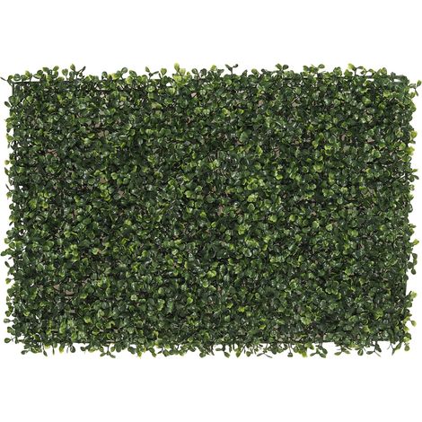 Mur végétal artificiel de buis 40cm (1/4)
