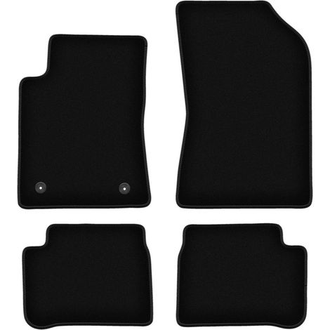 Tappetini BASIC in velluto nero per: Citroen C3 III hatchback (2017-)