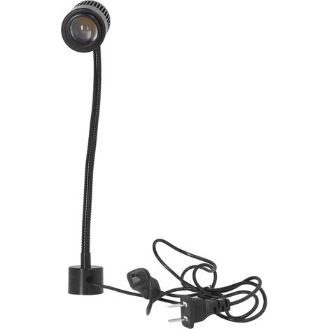 Lampe de travail LED 7W - Col de cygne flexible, base magnétique et zoom télescopique réglable pour atelier (1/5)