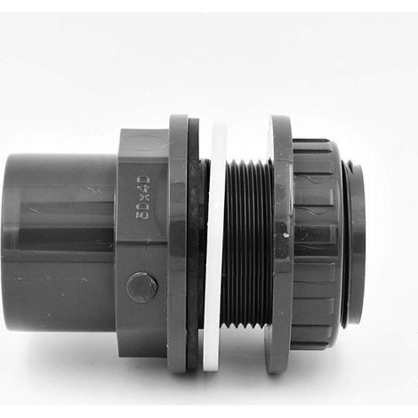 Traversée de paroi PVC 40/32 mm X 1pouce  1/4 - 32 mm - jardiboutique (1/4)
