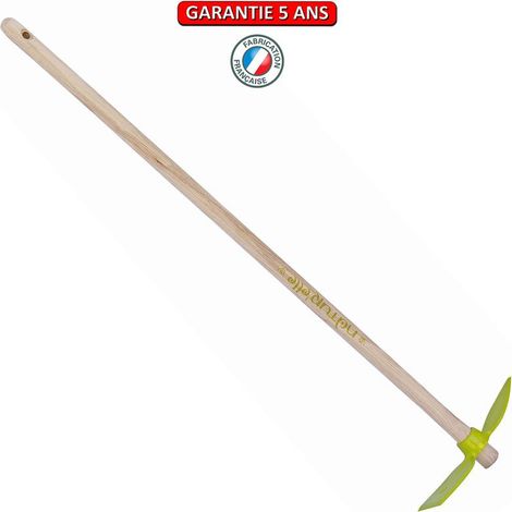 Geschmiedete Hacke mit Pfette und Zunge, 100cm Stiel - Kiwi OUTILS PERRIN