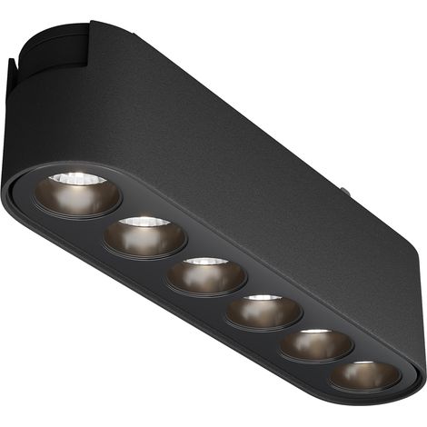Faretto lineare su binario monofase nero LED 6W 4000K Maytoni (1/2)