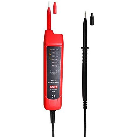 UNI-T UT22B-EU SÉRIE UT22B DÉTECTEUR DE TENSION 12 V/24 V/50 V/120 V/230 V/400 V, 50/60 HZ