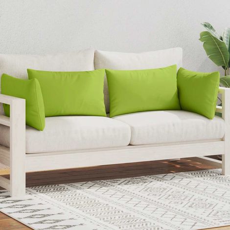 Maison Exclusive - Cojines para exteriores 60x40 cm verde manzana